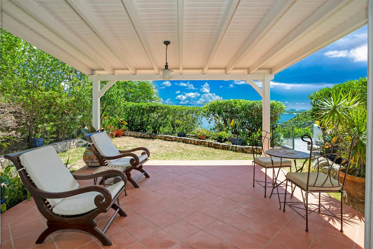 Saint Martin villa rental - Terrace bedroom 1
